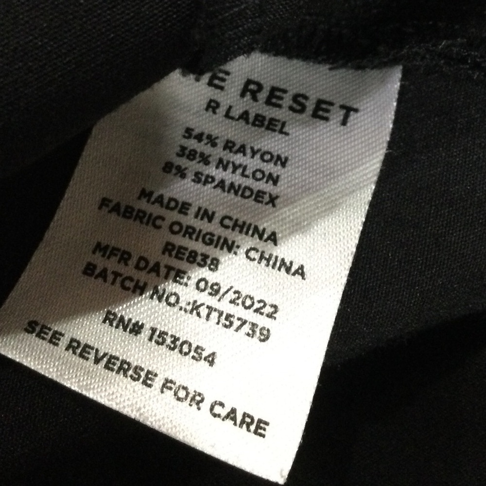 The Reset R Label Black Career Pants - Picture 4 of 5